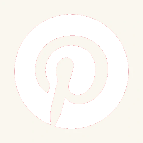 Pinterest red circle with P