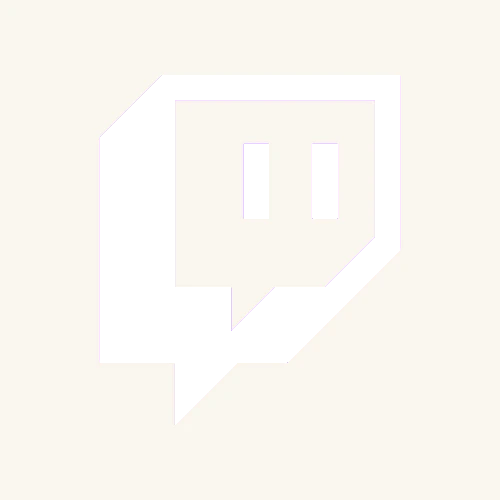 Twitch purple glitch speech bubble