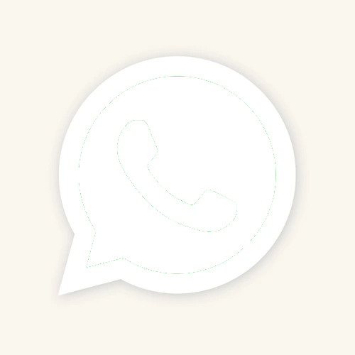 WhatsApp green chat bubble with phone
