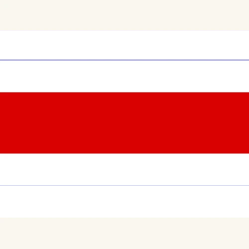 Flag of Costa Rica, blue white red bands
