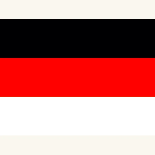 Flag of Germany, black red gold bands