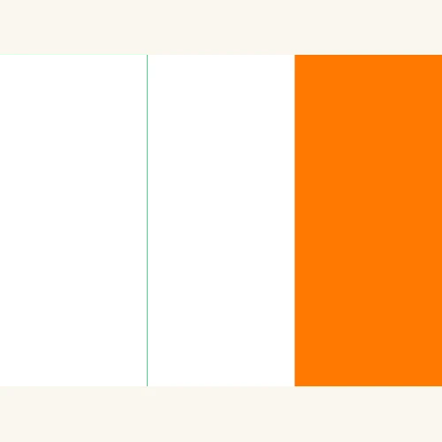Irlanda franja del lado del asta